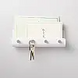 Настенная ключница SV Four Hooks пластиковая на 4 крючка 22x16x4 см, Синий