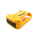 Адаптер зарядного пристрою USB для літій-іонного акумулятора Dewalt 18 В 20 В з USB та швидкою зарядкою Type C Жовтий (sv3818)