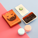 Линзы контактные цветные Three magatama из Наруто + контейнер  Halloween Косплей аниме Красные (sv0304thremg)