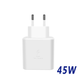 Сетевое зарядное устройство SV USB Type-C (45W) , Белый