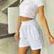 Шорти Baysho з закатом Білий , XL