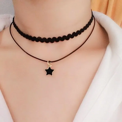 Чокер на шею SV Goth Black украшение Тип 14 Черный (sv3331)