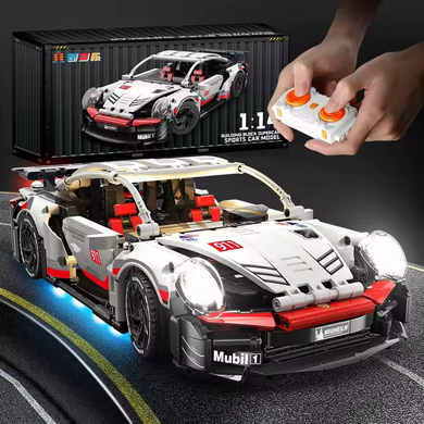 Конструктор автомобіль SV Porsche 911 1:14 з мотором, пультом і підсвіткою (sv3956)