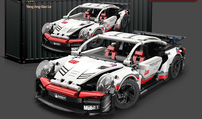 Конструктор автомобіль SV Porsche 911 1:14 з мотором, пультом і підсвіткою (sv3956)