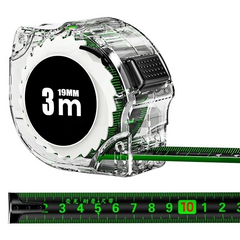 Самоблокирующаяся рулетка SV 3M 19 мм, флуоресцентная, устойчивая к падению (sv37373)