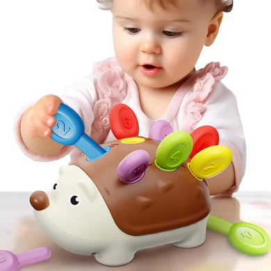 Развивающая игрушка Ежик "Обучение счета" 1-3 лет для мелкой моторики (sv3829)