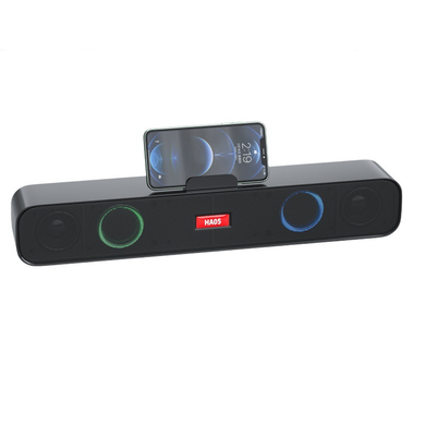 Звукова панель, бездротова колонка bluetooth 5.1 із вбудованою батареєю 404*61*69mm Чорний (sv1899)