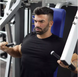 Футболка для спортзалу SV бавовняна спортивна з коротким рукавом XL Чорний
