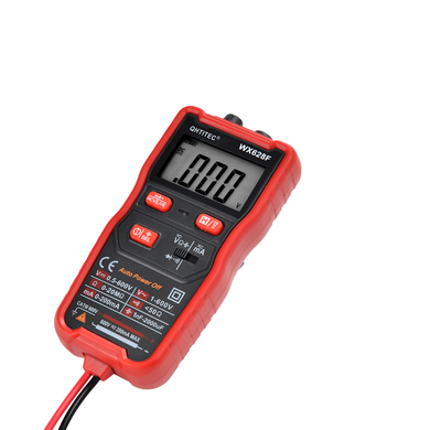 Мультиметр QHTITEC  WX628F ЖК-дисплей с автоматическим диапазоном напряжения переменного / постоянного тока (sv2465)