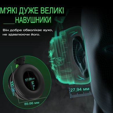 Игровые наушники EKSA E5000Pro с микрофоном 7.1 Surround Sound профессиональные с подсветкой (sv3584)