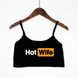 Укороченный топ SV Hot Wife с принтом М Черный (sv3315), M