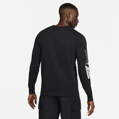 Лонгслів Jordan Flight Team Long-Sleeve T-Shirt &lsquo;Black/Red&rsquo; S DH8944-010