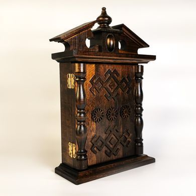Ключница настенная Handmade деревянная 36x22.5x9 cm