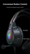 Игровые наушники ONIKUMA RGB с гибким HD-микрофоном, игровые гарнитуры 3,5 мм для ПК, Xbox PS4, PS5 (sv3489bl)