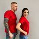 Футболка OkStyle базовая унисекс Кулирка Красная, XXS