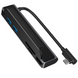 USB-С хаб сумісний з HDMI, USB 3.0, RJ45, кард-рідер, адаптер OTG для MacBook та смартфонів з Type C (sv2526)