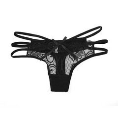 Трусики SV Lace Thong G-String one size Черный (sv2852b) , One size
