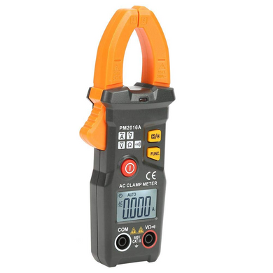 Цифровой мультиметр с клещами PEAKMETER PM2016A Измеритель напряжения переменного тока, ампер, ом, Гц (sv2514)