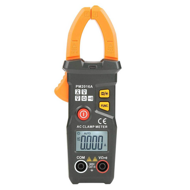 Цифровой мультиметр с клещами PEAKMETER PM2016A Измеритель напряжения переменного тока, ампер, ом, Гц (sv2514)