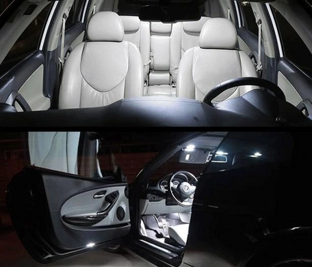 Комплект автомобільних LED ламп для салону Vito W639 2011-2014 10P (sv3549)