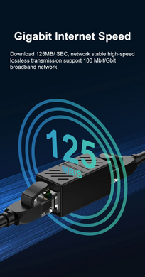 Интернет-соединитель SV Cat.6 FTP 1000 Мбит/с 250 МГц переходник RJ45 LAN RJ 45 Ethernet Коннектор 2 шт Черный (sv2652)