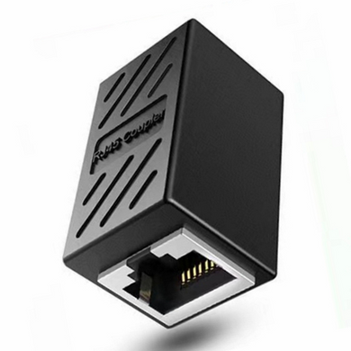 Интернет-соединитель SV Cat.6 FTP 1000 Мбит/с 250 МГц переходник RJ45 LAN RJ 45 Ethernet Коннектор 2 шт Черный (sv2652)