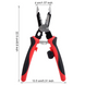 Инструмент для зачистки кабеля JCD Wire Stripper мультифункциональный Красный (sv2728)