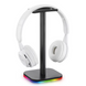 Подставка для наушников SV T11 с атмосферной RGB-подсветкой Черный (sv3886t11)