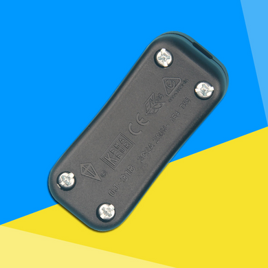 Переключатель SV для кабеля ON/OFF 220В Черный (sv3015)