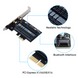 Wi-Fi адаптер FENVI Intel AX3000-AX200 PCI-e 2.4Gbps 802.11ax Bluetooth 5.0 двухдиапазонный 2.4 Ghz + 5 Ghz с радиатором + выносная антенна Черный (sv0039ant)