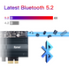 Wi-Fi адаптер FENVI Intel AX3000-AX200 PCI-e 2.4Gbps 802.11ax Bluetooth 5.0 двухдиапазонный 2.4 Ghz + 5 Ghz с радиатором + выносная антенна Черный (sv0039ant)