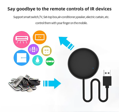 Универсальный ИК-пульт Smart WiFi ИК (инфракрасный) для домашней автоматизации (sv3036)