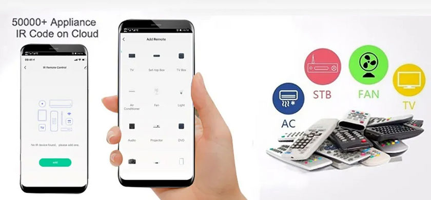 Универсальный ИК-пульт Smart WiFi ИК (инфракрасный) для домашней автоматизации (sv3036)