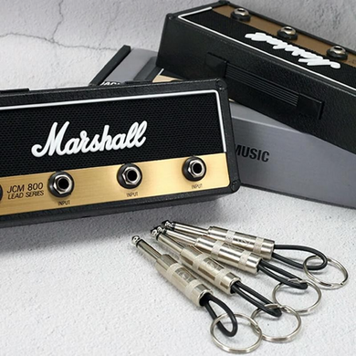 Ключница Marshall ретро на 4 ключа в виде гитарного усилителя 196х70 мм Маршал Черная (sv0060)