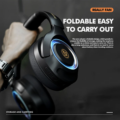 Наушники A8 Gaming Headset Studio V5.1 беспроводные со съемным микрофоном Черный (sv3047)