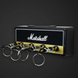 Ключница Marshall ретро на 4 ключа в виде гитарного усилителя 196х70 мм Маршал Черная (sv0060)