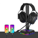 Подставка 3в1 для гарнитуры SV G2 RGB с USB зарядкой Черный (sv3113)
