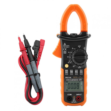 Мультиметр PEAKMETER PM2108 з струмовимірювальними кліщами постійного та змінного струму (sv2519)