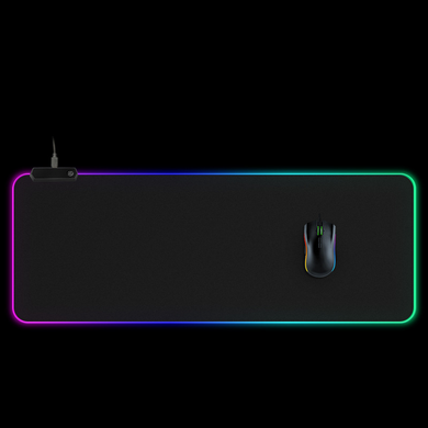 Ігрова поверхня SV RGB з підсвічуванням для геймерів Чорний, 300*800*4