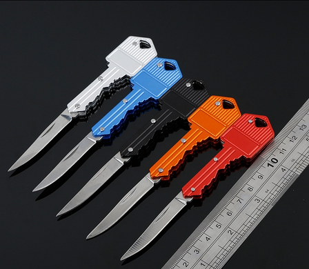 Брелок-ніж у вигляді ключа 12.5 cm, Помаранчевий