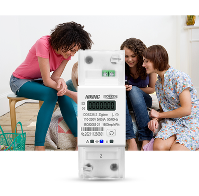 Умный счетчик энергии Hiking 65A Tuya Din Rail WIFI  таймер, монитор, кВтч ваттметр 110 В 220 В 50/60 Гц Белый (sv3019)