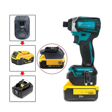 Адаптер SV DM18M  для акумуляторів DeWalt до інструментів Makita (sv3643)
