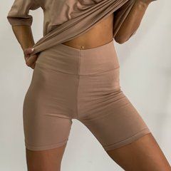 Велосипедки короткие, Бежевый, XS