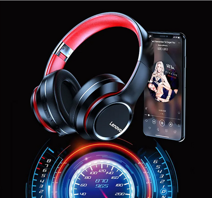 Беспроводные Bluetooth наушники Lenovo HD200 c микрофоном Черный (sv3030)