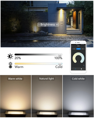 Светодиодный смарт-проектор SV IP66 Водонепроницаемый Led 220 В 50 Вт Tuya Smart подключение (sv3359)
