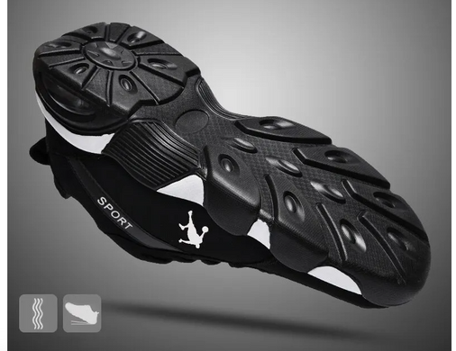 Кросівки SV Sport J Air Sole протиковзкі для активного спорту 43 Чорний (sv3570)