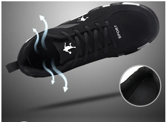 Кросівки SV Sport J Air Sole протиковзкі для активного спорту 43 Чорний (sv3570)