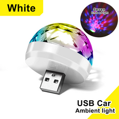 Міні світлодіодний usb світильник круглий Різнокольоровий (sv1671-r)