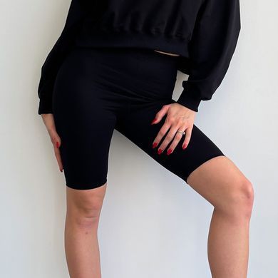 Велосипедки длинные на резинке Двунитка (bd0203-100), XS