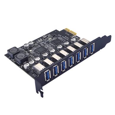 Порт для ПК PCI-e у 7 x USB 3.2 Чорний (sv2304)